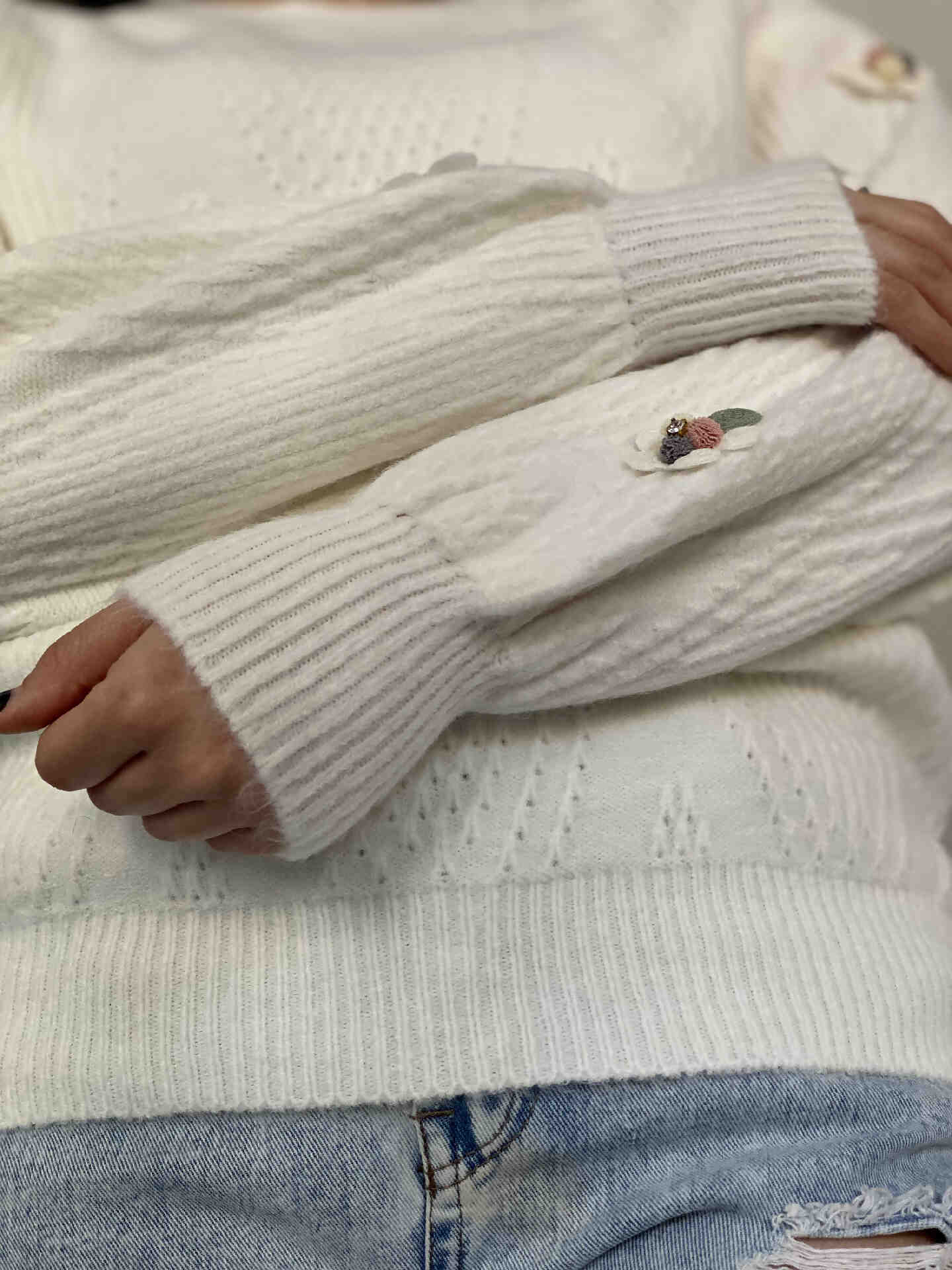 بلوزبافت زنانه/دخترانه وارداتی - تصویر 3