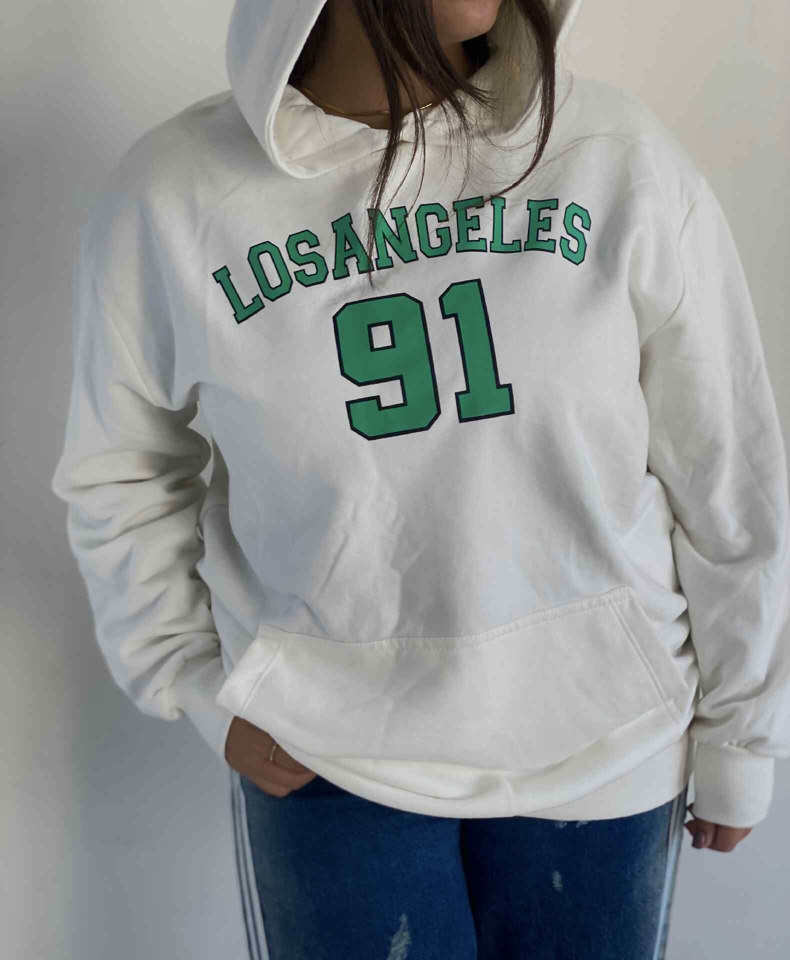 هودی زنانه /مردانه سفید91 - تصویر 7