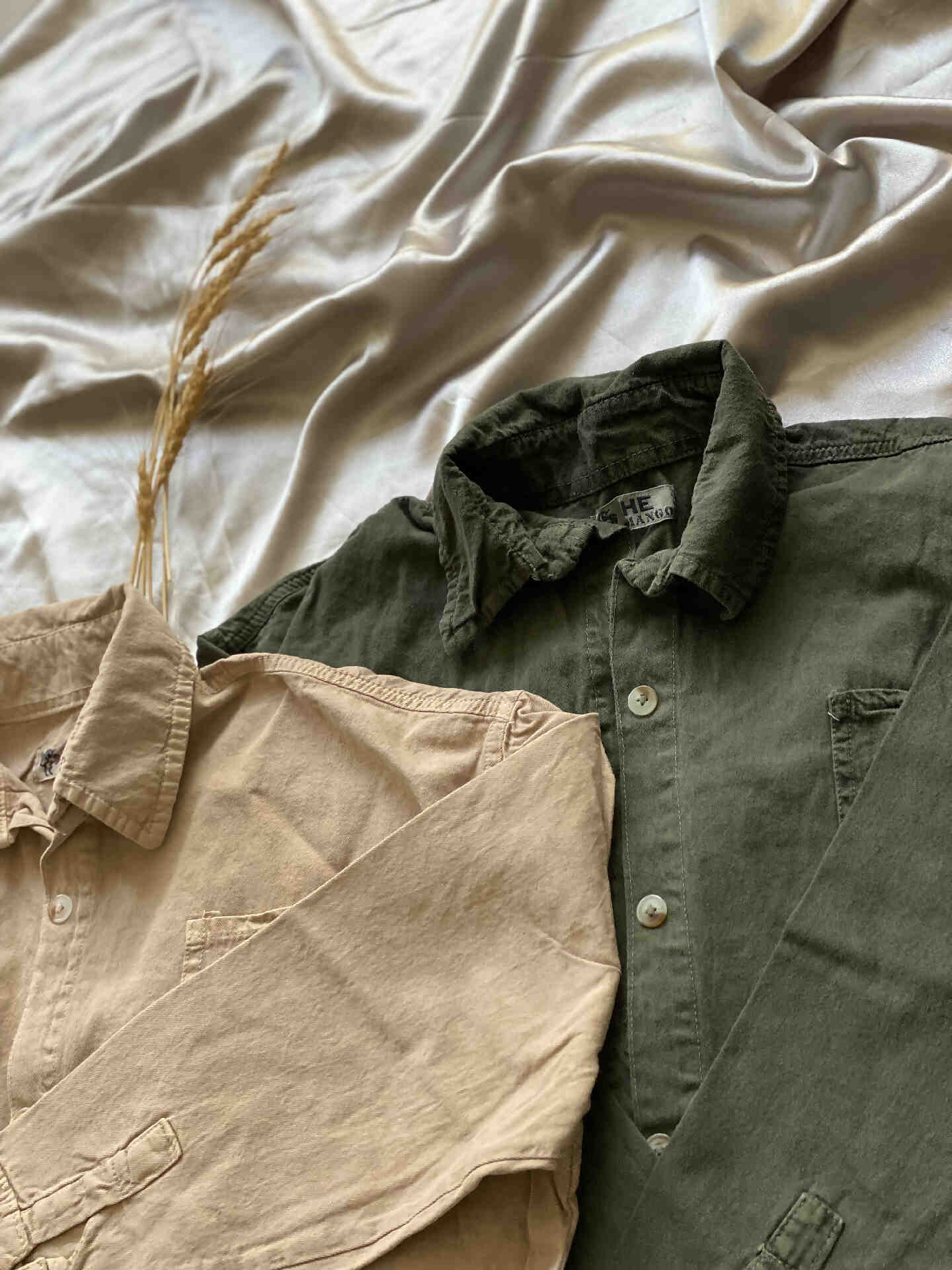 شومیز مانتویی کتان زنانه/دخترانه - تصویر 4