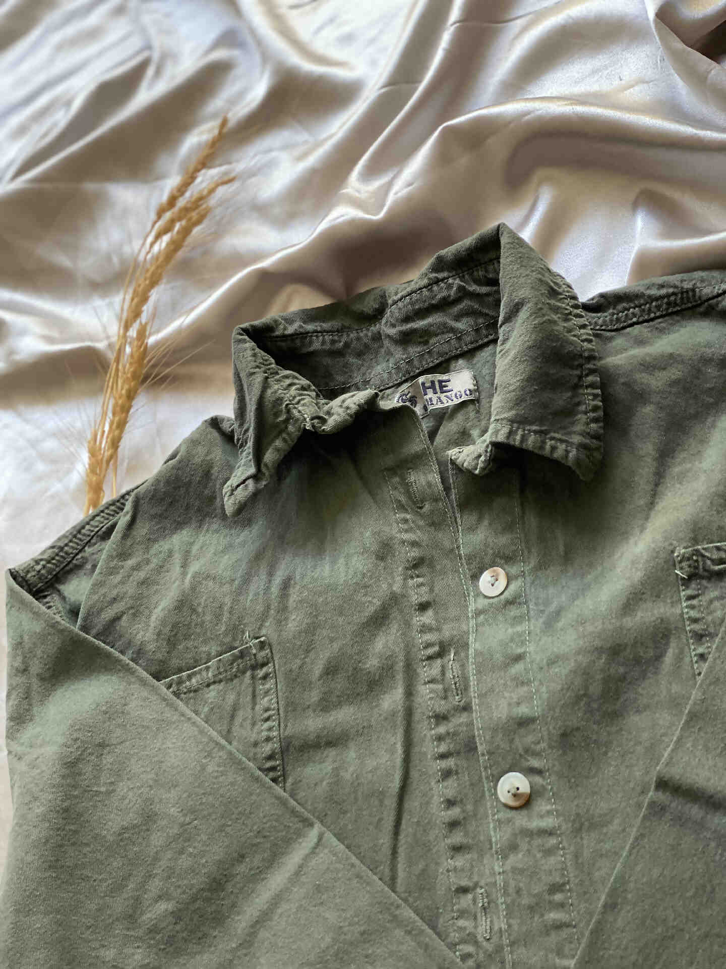 شومیز مانتویی کتان زنانه/دخترانه - تصویر 7