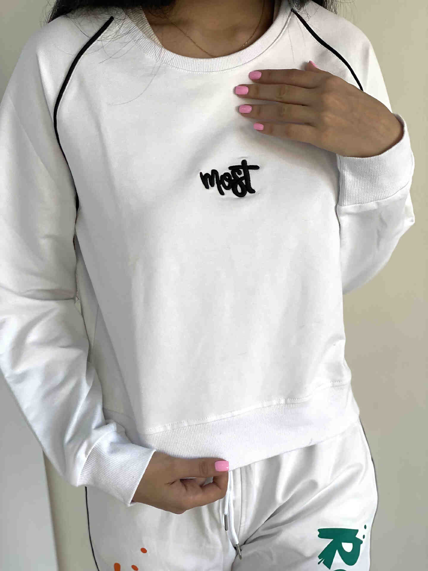 ست دورس شلوار وارداتی زنانه و مردانه - تصویر 2