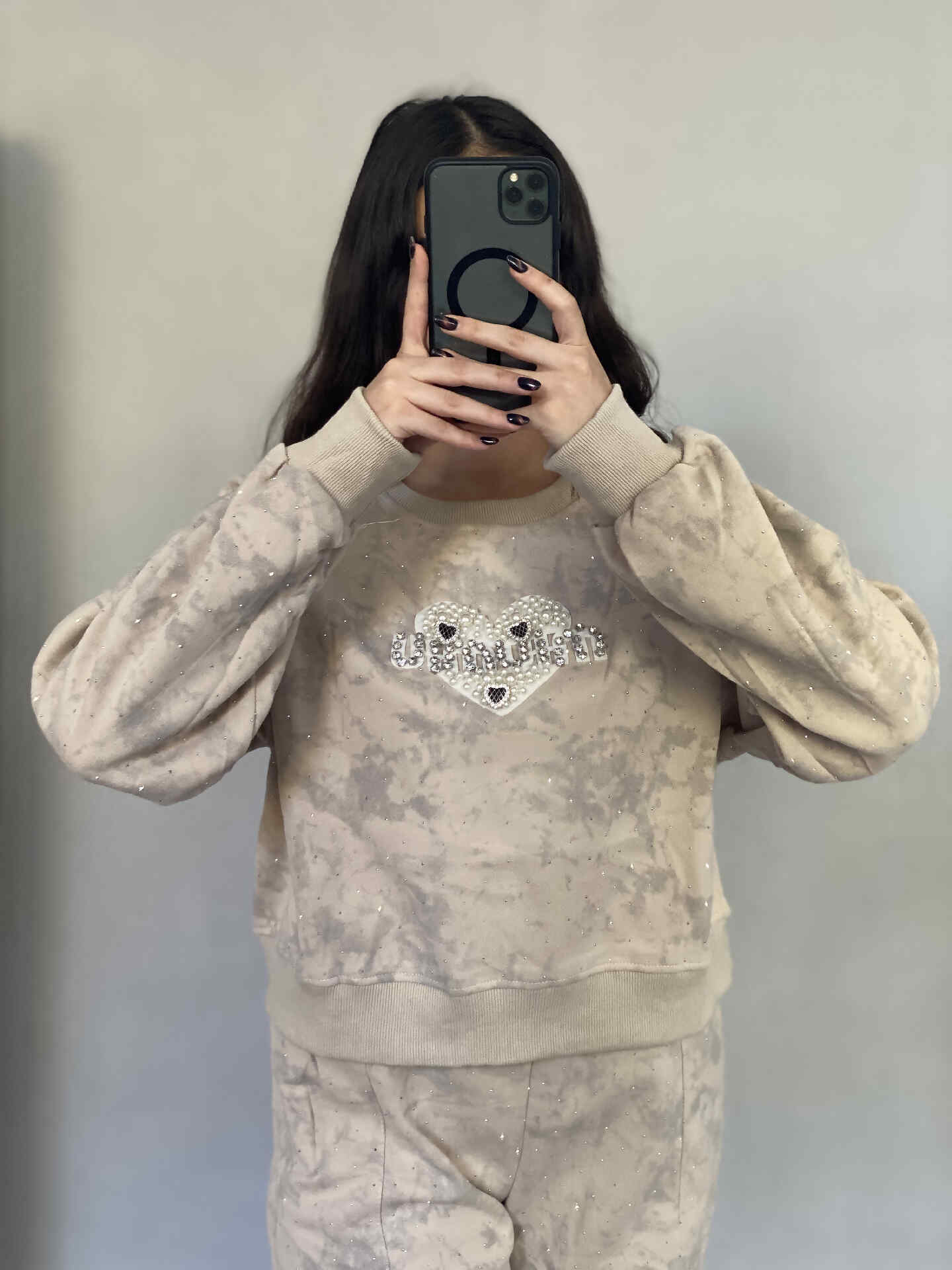 ست دورس و شلوار نگین داردخترانه و زنانه وارداتی - تصویر 19