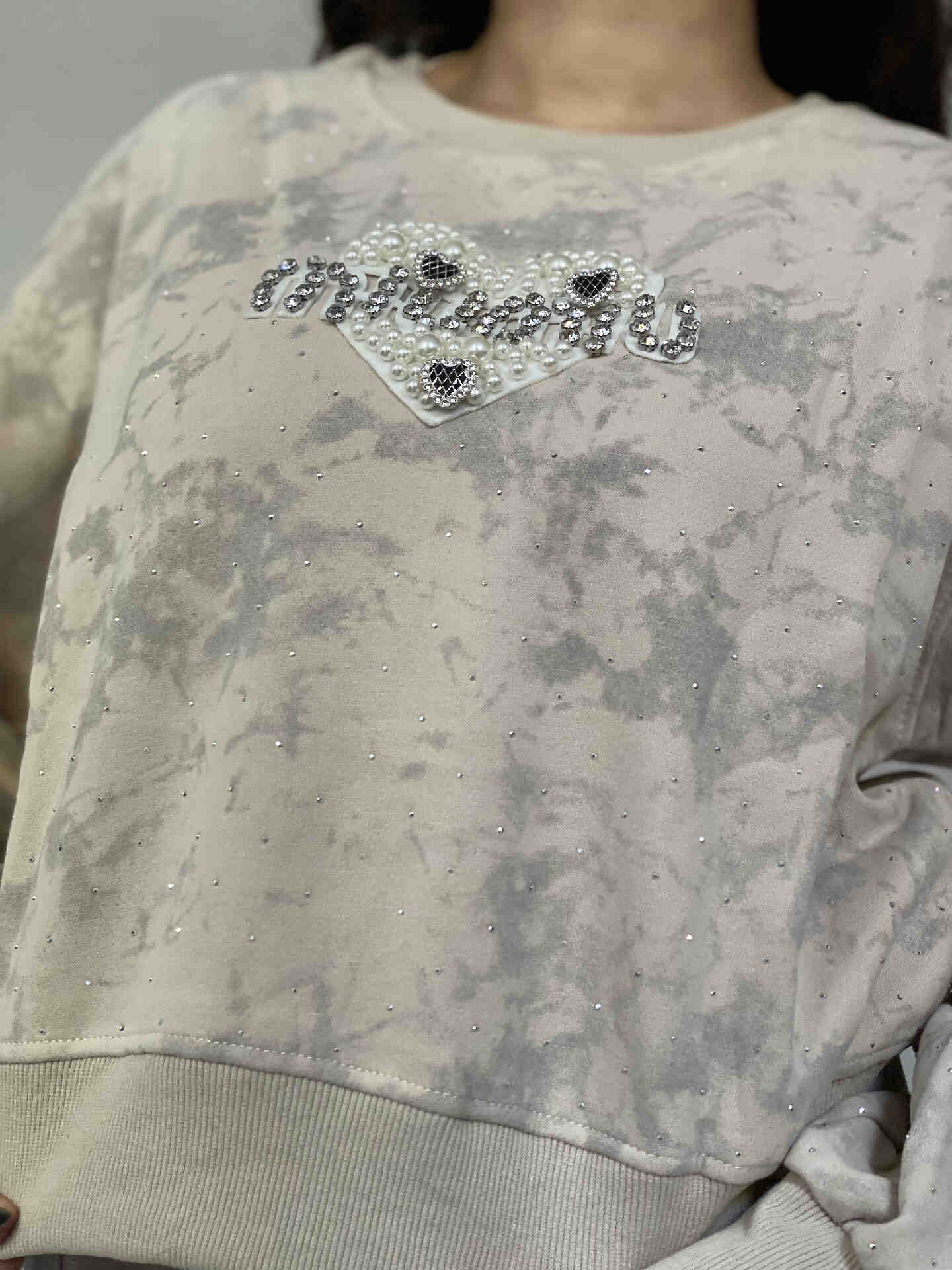 ست دورس و شلوار نگین داردخترانه و زنانه وارداتی - تصویر 21