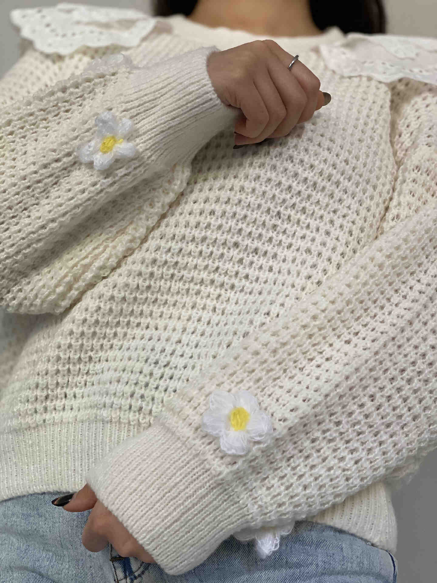 ژاکت بافت پینتسرتی زنانه /دخترانه - تصویر 17