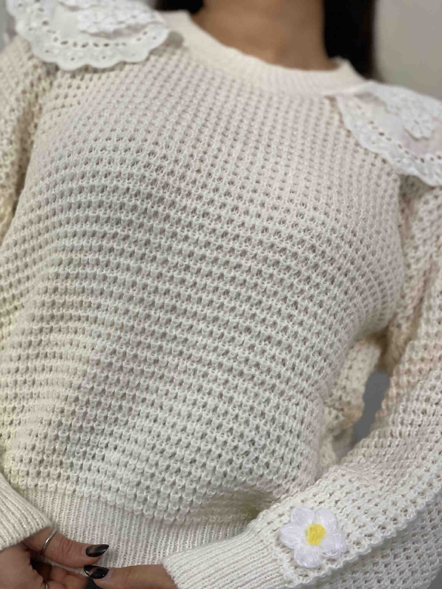 ژاکت بافت پینتسرتی زنانه /دخترانه - تصویر 12