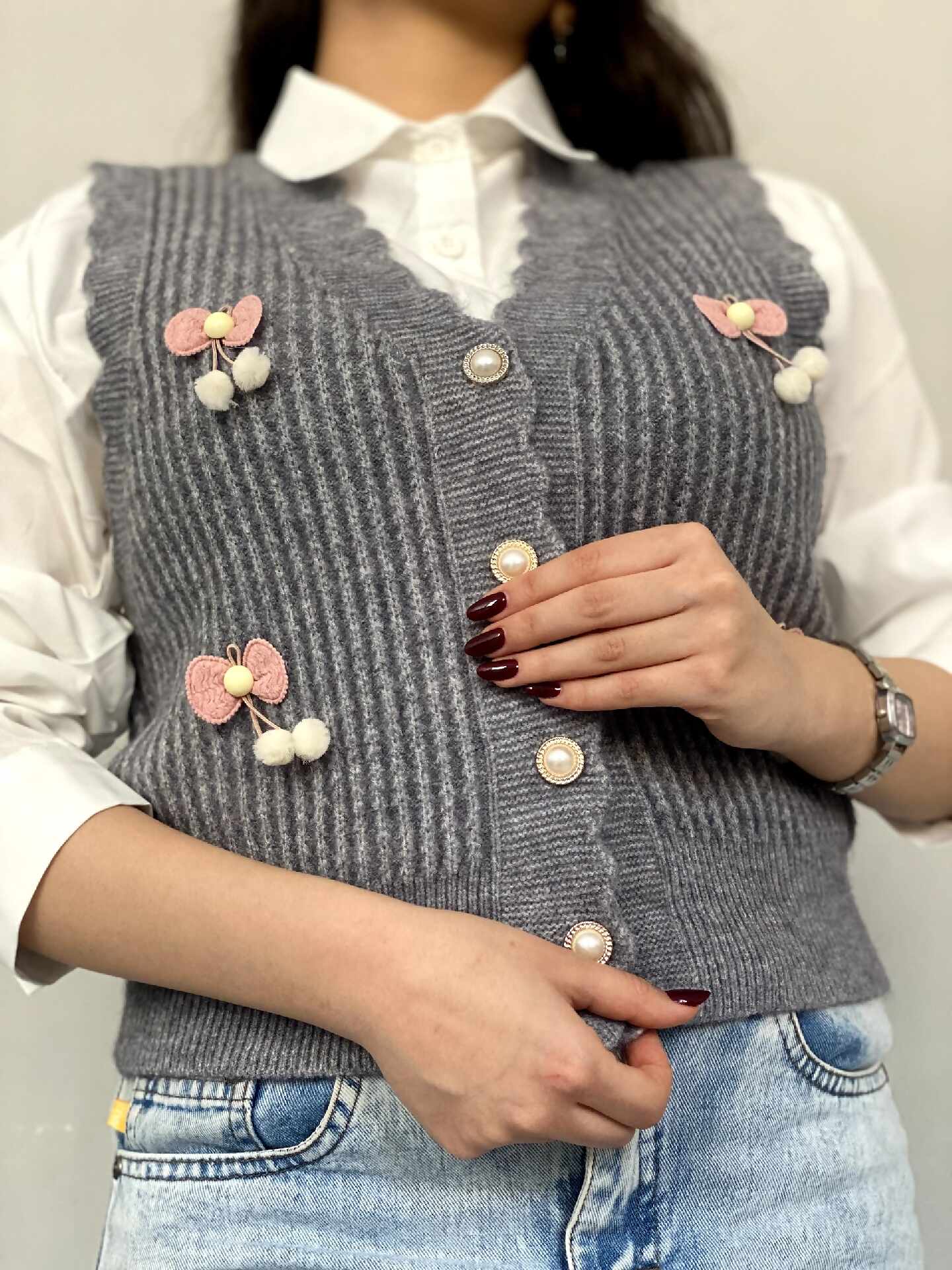 وست بافت و شومیزکتان زنانه/دخترانه - تصویر 9