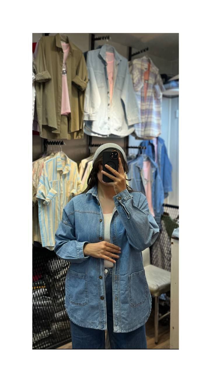 شومیز جین زنانه /دخترانه - تصویر 5