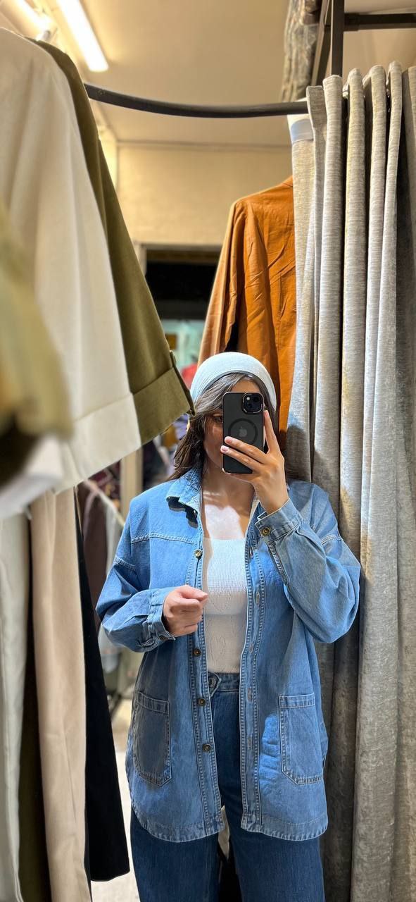 شومیز جین زنانه /دخترانه - تصویر 4