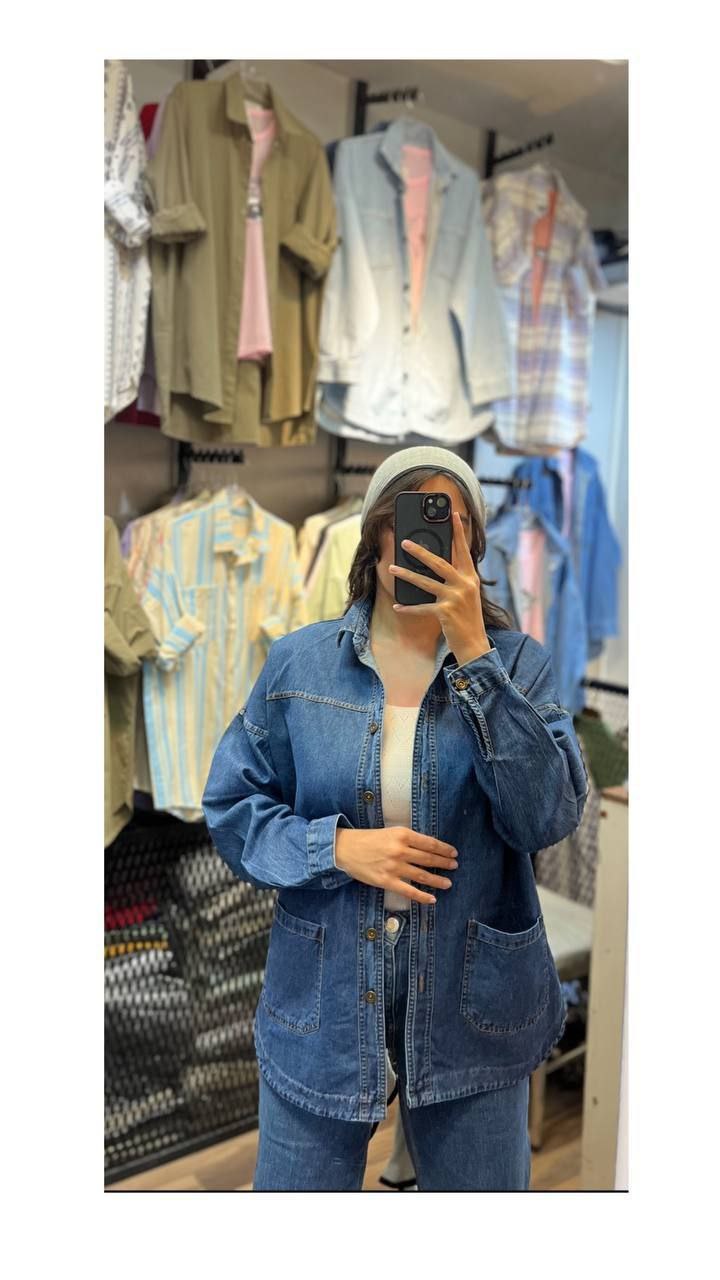 شومیز جین زنانه /دخترانه - تصویر 3